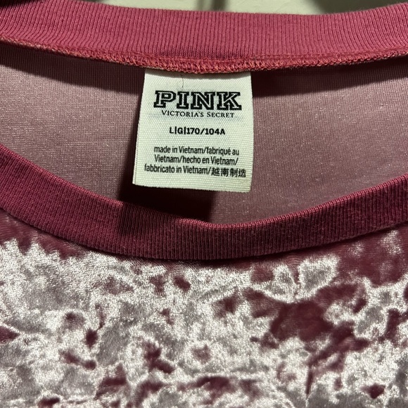 Velvet PINK shirt - Picture 2 of 3